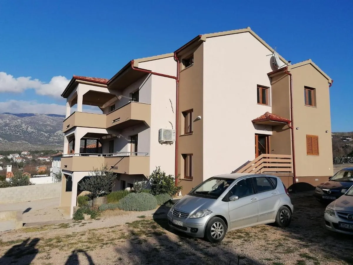 Ferienwohnung-Roncevic-Nur-50-M-Vom-Meer Maslenica Apartmán